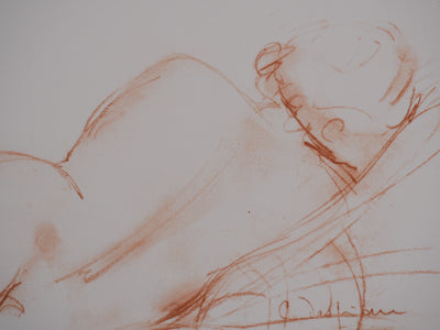 Charles DESPIAU : Nu allongé de dos, Lithographie originale signée