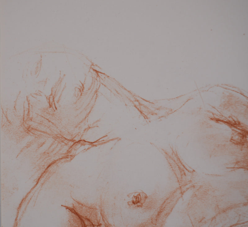 Charles DESPIAU : La sieste, Lithographie originale signée