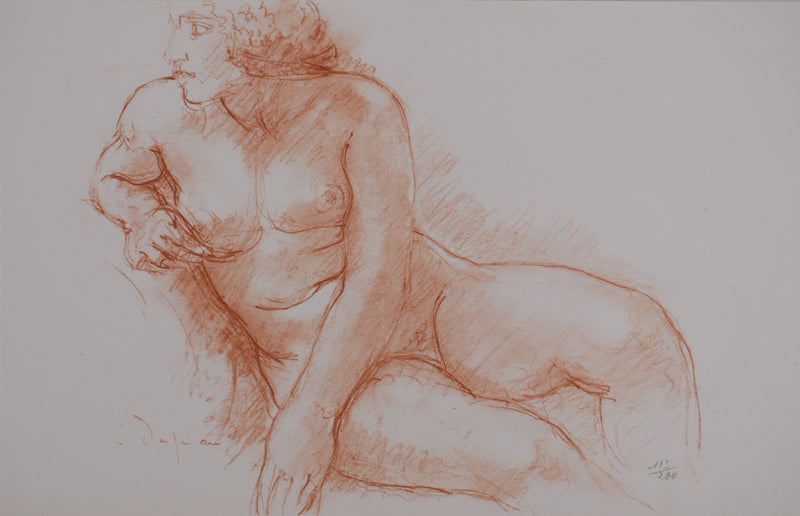 Charles DESPIAU : La curiosité, Lithographie originale signée
