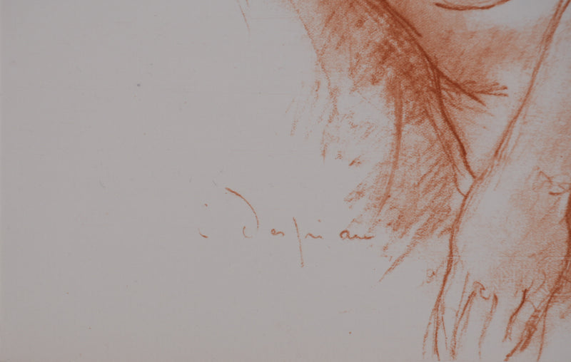 Charles DESPIAU : La curiosité, Lithographie originale signée