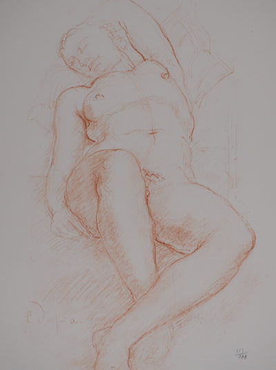 Charles DESPIAU : Nu languissant, Lithographie originale signée
