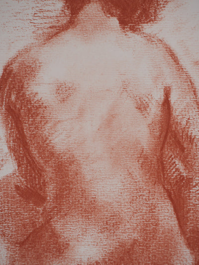 Marcel ROCHE : Nu de dos, Lithographie originale signée