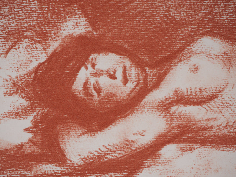 Marcel ROCHE : Nu allongé, Lithographie originale signée