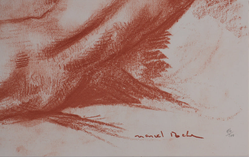 Marcel ROCHE : Rêveuse, Lithographie originale signée