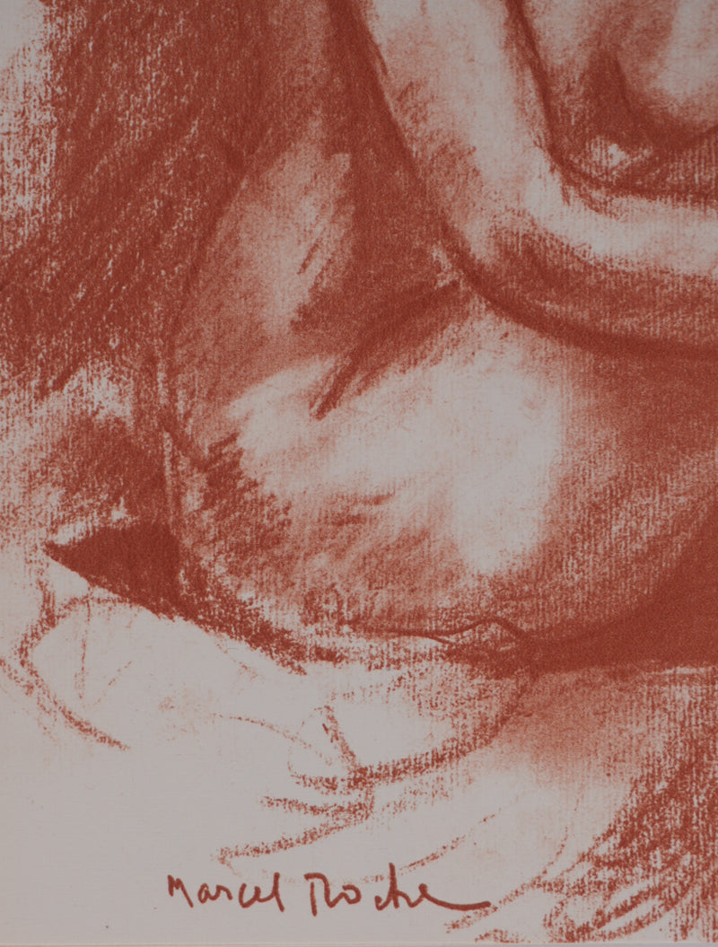 Marcel ROCHE : La toilette, Lithographie originale signée