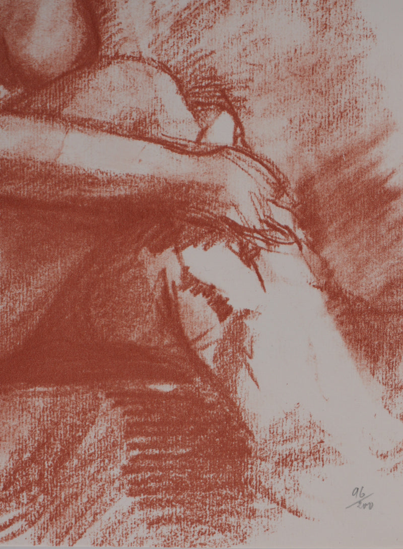 Marcel ROCHE : La toilette, Lithographie originale signée