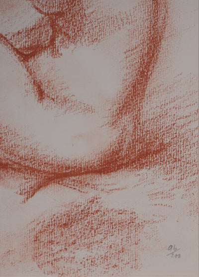 Marcel ROCHE : Au bain, Lithographie originale signée