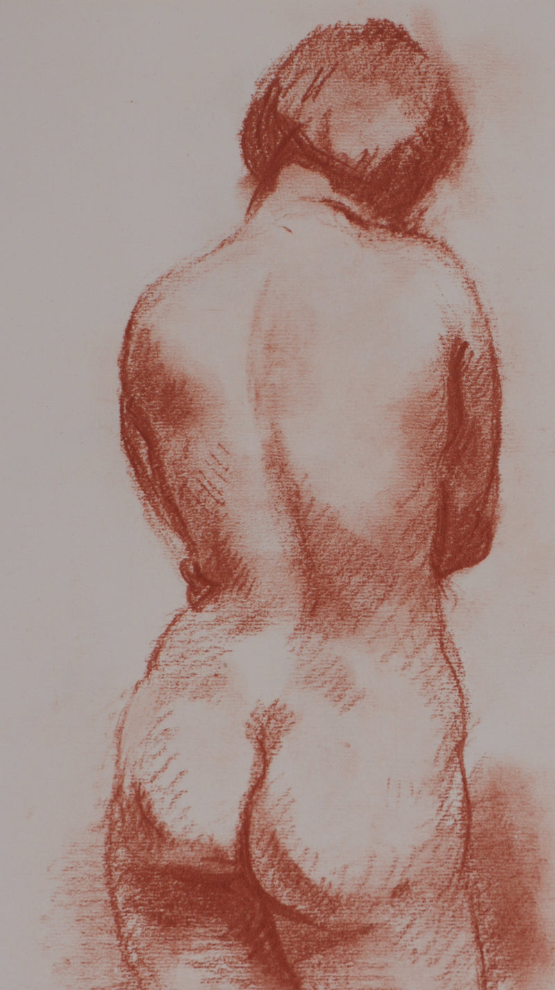 Marcel ROCHE : La baigneuse, Lithographie originale signée