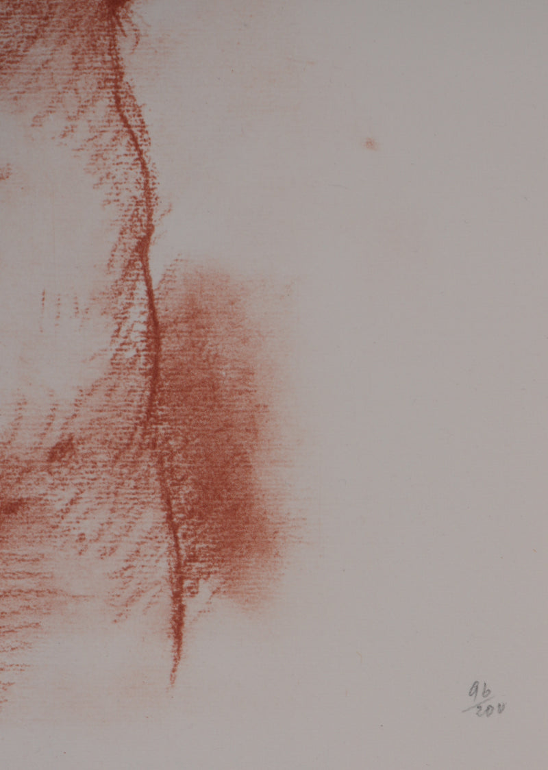 Marcel ROCHE : La baigneuse, Lithographie originale signée