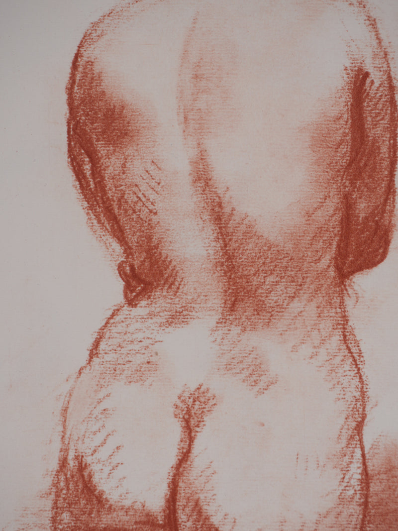 Marcel ROCHE : La baigneuse, Lithographie originale signée