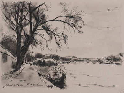 Richard MAGUET : Paris, Quai de Tokyo, Héliogravure signée