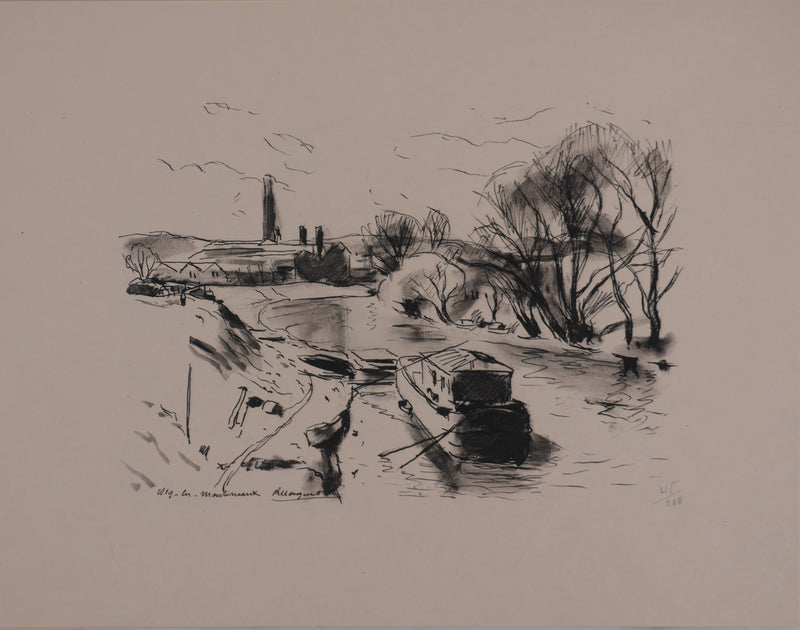 Richard MAGUET : Paris, Issy-les-Moulineaux, Héliogravure signée