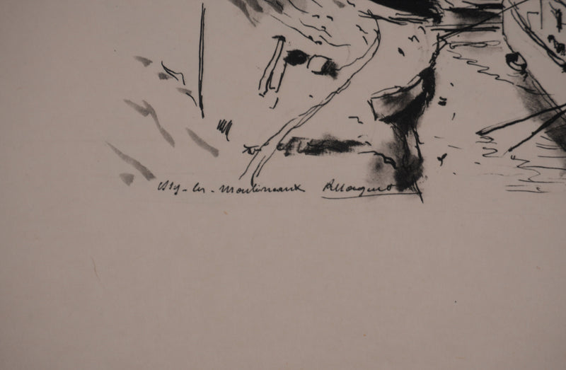 Richard MAGUET : Paris, Issy-les-Moulineaux, Héliogravure signée