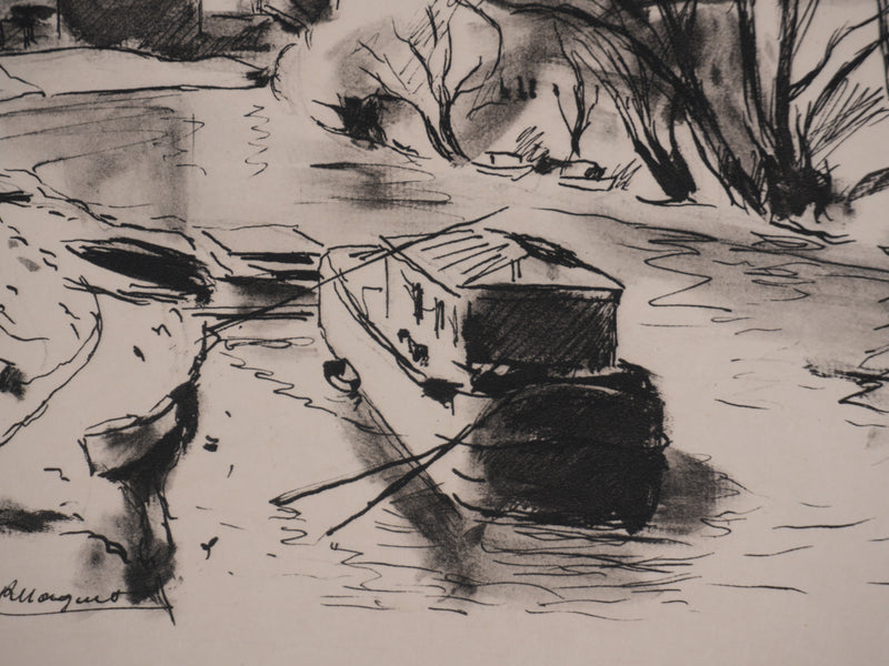 Richard MAGUET : Paris, Issy-les-Moulineaux, Héliogravure signée