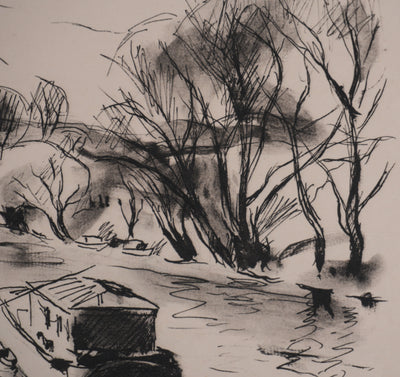 Richard MAGUET : Paris, Issy-les-Moulineaux, Héliogravure signée