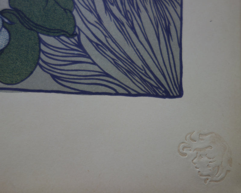 Georges DE FEURE : Retour, Lithographie originale signée