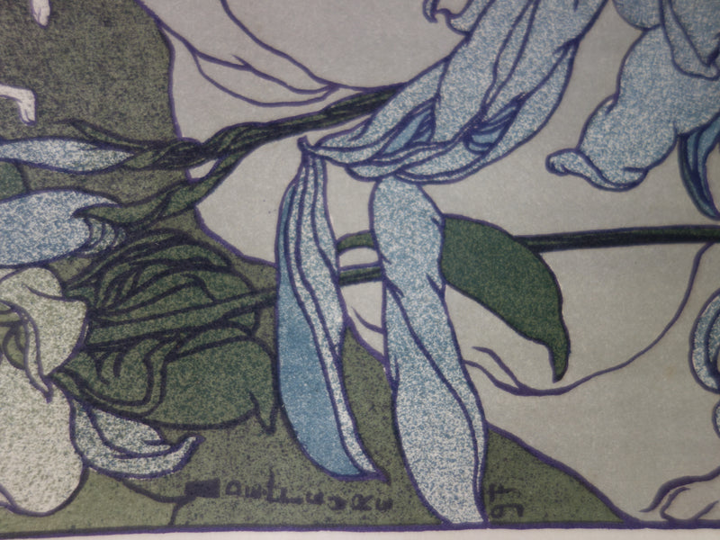 Georges DE FEURE : Retour, Lithographie originale signée