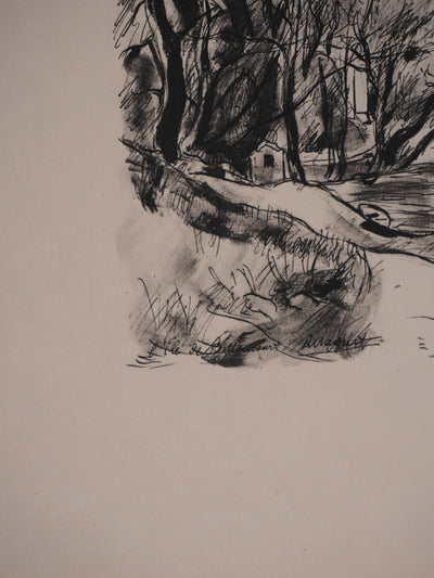 Richard MAGUET : Paris, Ile de Billancourt, Héliogravure signée