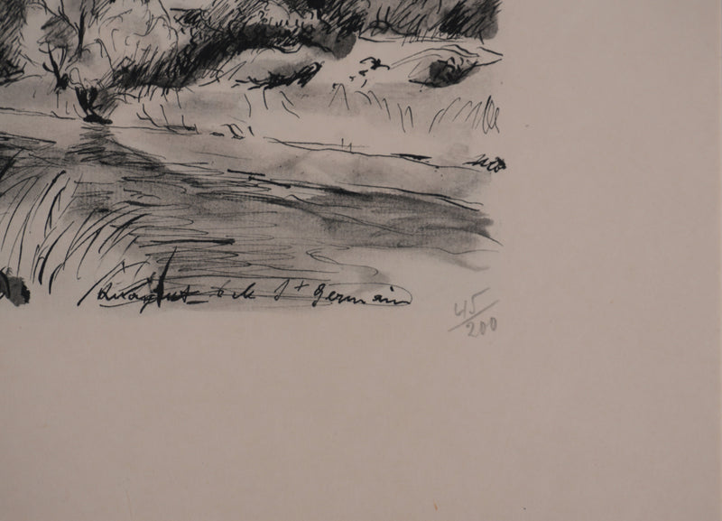 Richard MAGUET : Paris, Saint Germain, Héliogravure signée