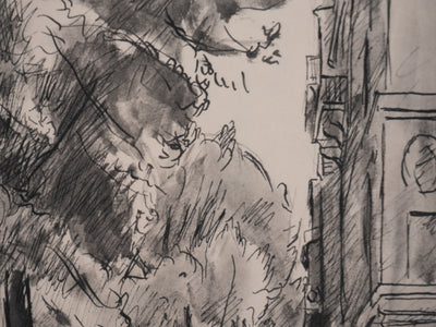 Richard MAGUET : Paris, Quai Bourbon, Héliogravure signée