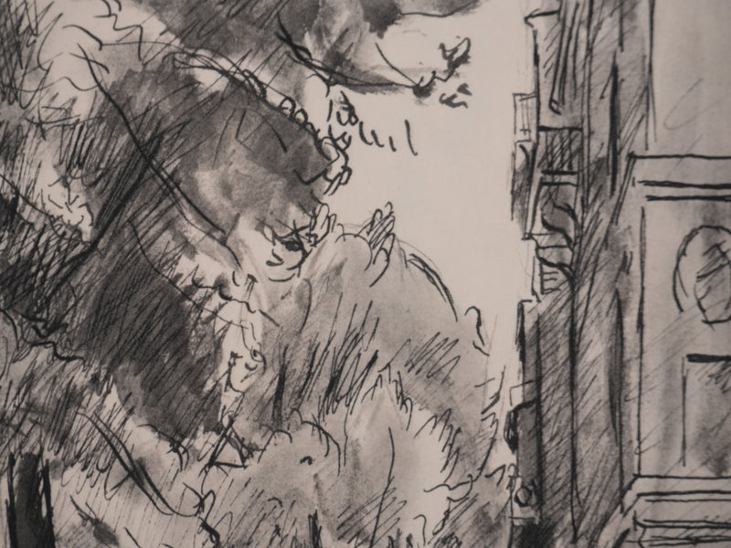 Richard MAGUET : Paris, Quai Bourbon, Héliogravure signée