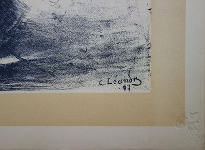 Charles LEANDRE : Noel, Lithographie originale signée