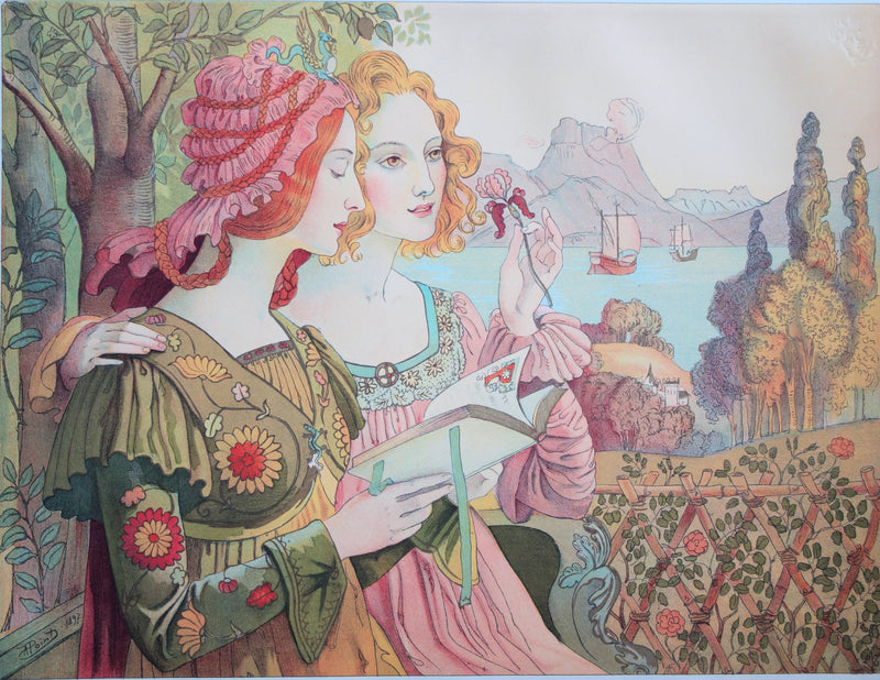 Armand POINT : La Légende dorée, Lithographie originale signée