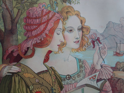 Armand POINT : La Légende dorée, Lithographie originale signée