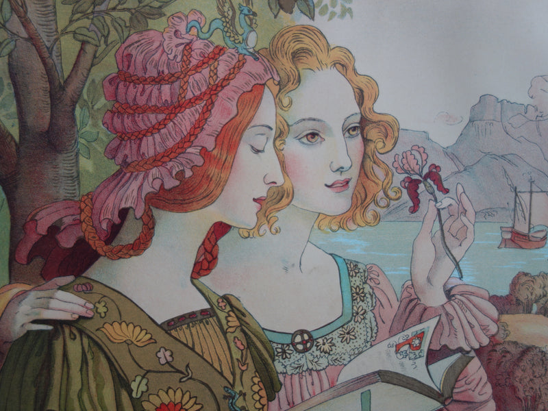 Armand POINT : La Légende dorée, Lithographie originale signée