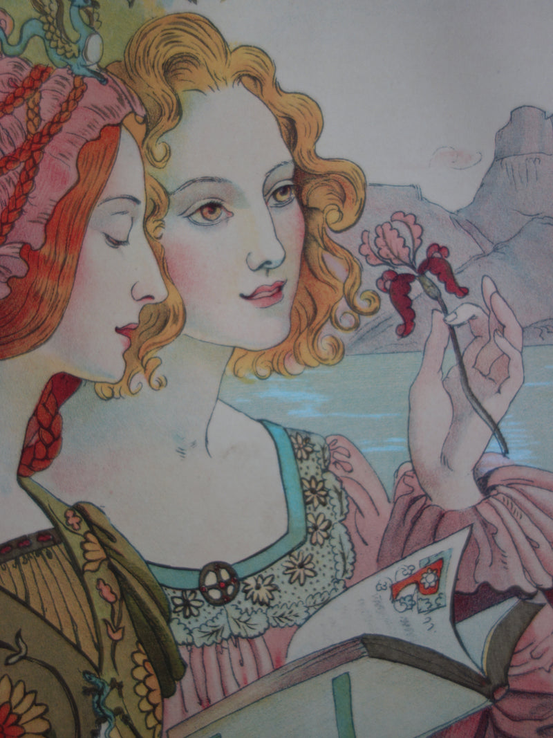 Armand POINT : La Légende dorée, Lithographie originale signée