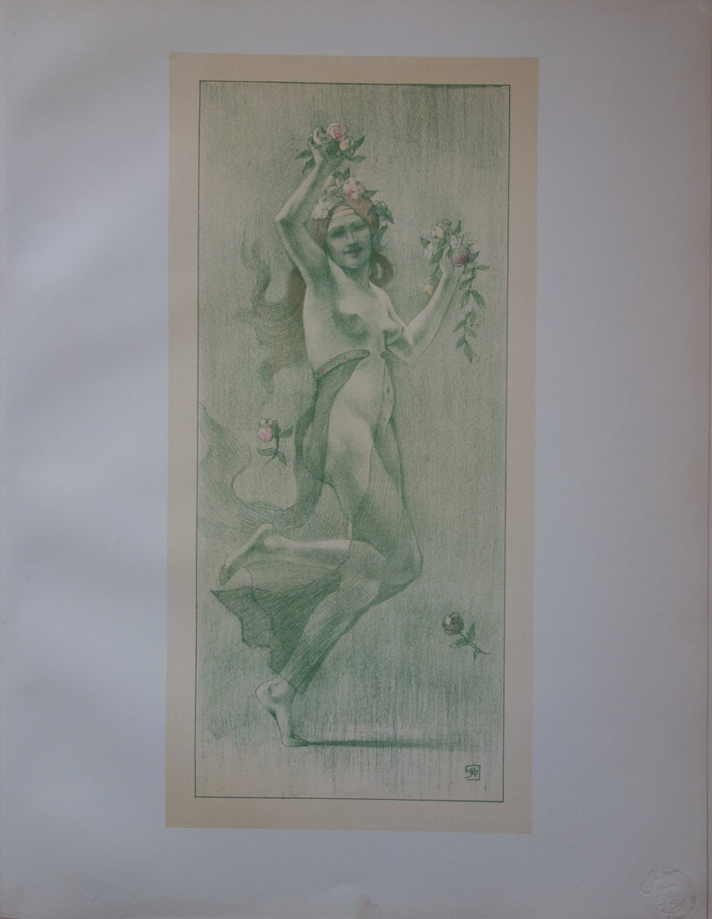Armand RASSENFOSSE : La danse, Lithographie originale signée