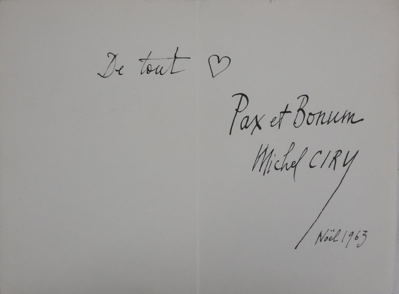 Michel CIRY : Arlequins, Héliogravure signée