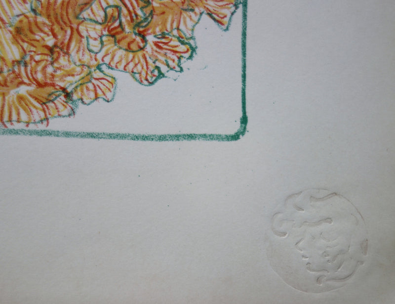 Henri EVENEPOEL : Au Square, Lithographie originale (photo de détail 4) - Crédit photo : Galerie Art.Paris