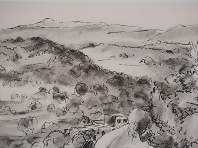 Jean MOREAU : Grèce, Karoti, Lithographie originale signée