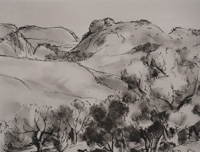 Jean MOREAU : Grèce, Koufi, Lithographie originale signée