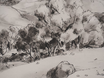 Jean MOREAU : Grèce, Koufi, Lithographie originale signée