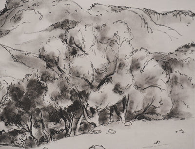 Jean MOREAU : Grèce, Koufi, Lithographie originale signée