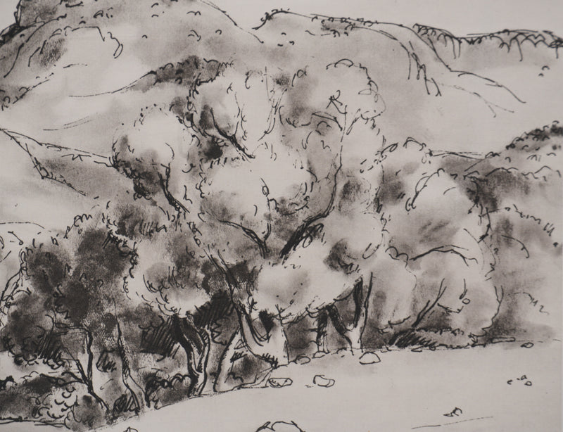 Jean MOREAU : Grèce, Koufi, Lithographie originale signée