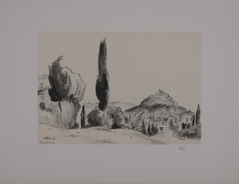 Jean MOREAU : Grèce, Paysage d&