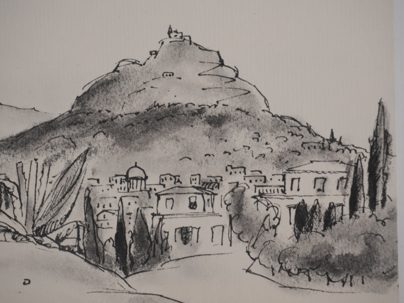 Jean MOREAU : Grèce, Paysage d&