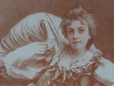 Camille BELLANGER : La Blanchisseuse, Lithographie originale signée