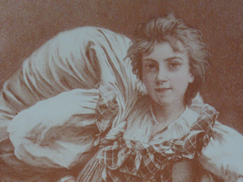 Camille BELLANGER : La Blanchisseuse, Lithographie originale signée