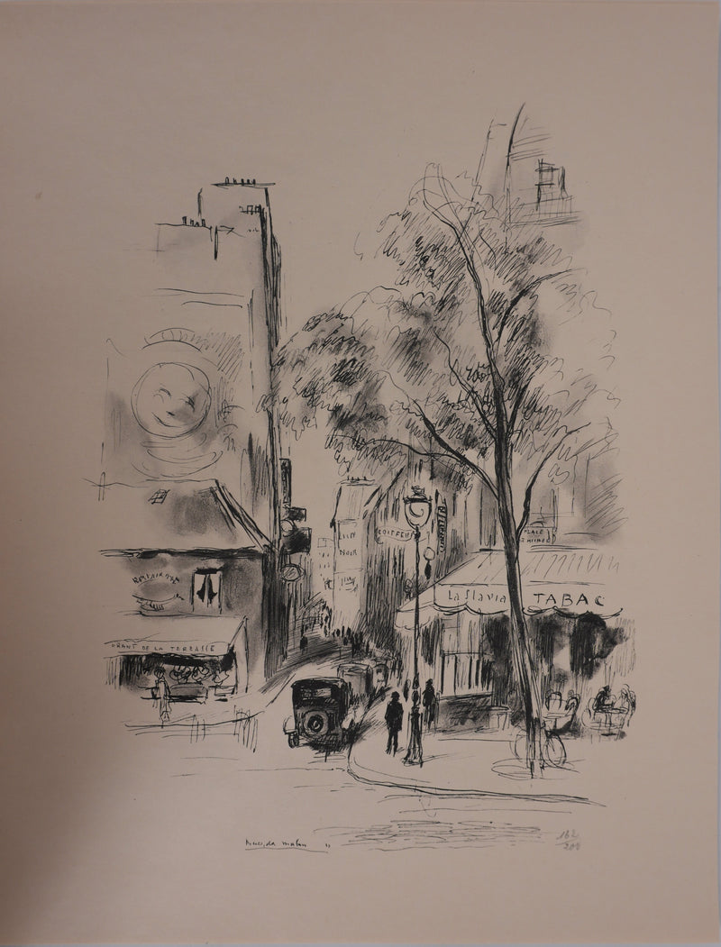 Berthold MAHN : Quartier Latin, Au détour d&
