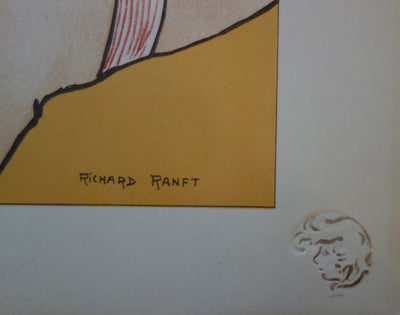 Richard RANFT : L’Ecuyère, Lithographie originale signée