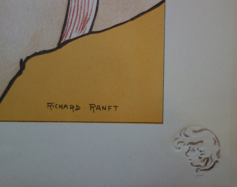Richard RANFT : L’Ecuyère, Lithographie originale signée