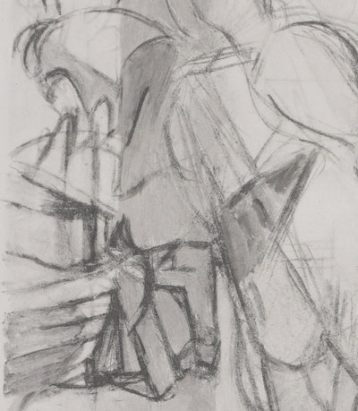 Jacques VILLON : Les vendanges (noir), Gravure originale signée