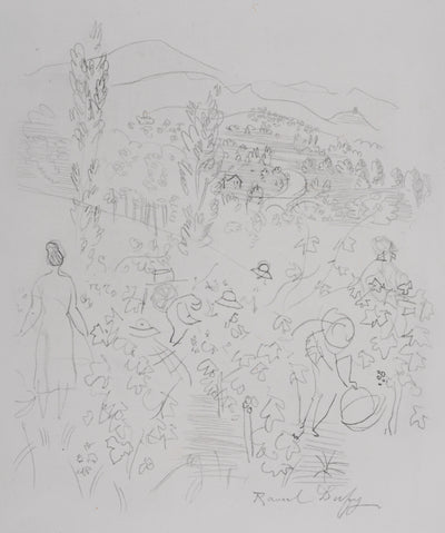 Raoul DUFY : La récolte, Lithographie originale signée