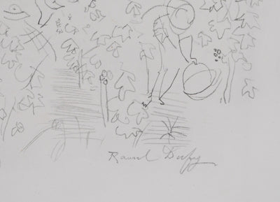 Raoul DUFY : La récolte, Lithographie originale signée