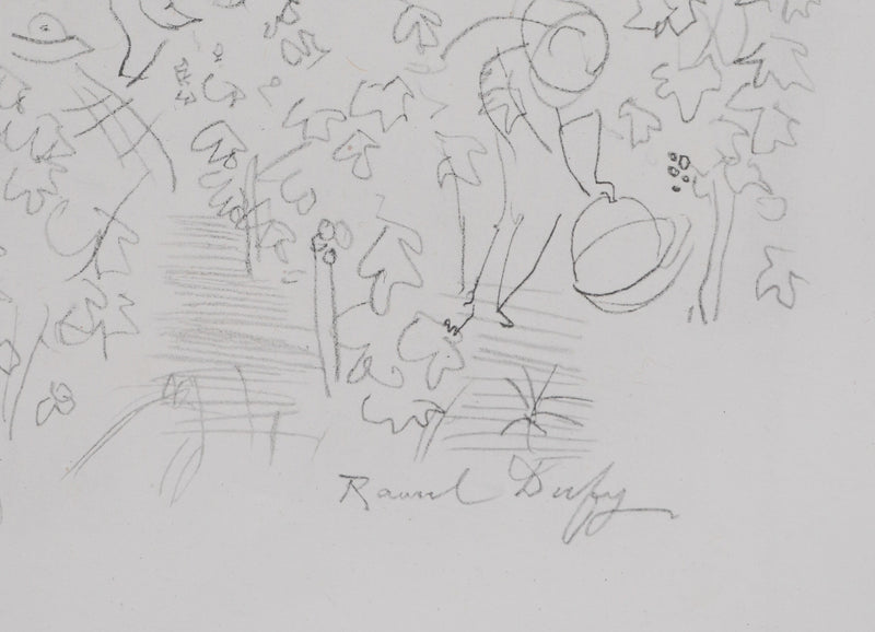 Raoul DUFY : La récolte, Lithographie originale signée