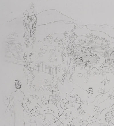 Raoul DUFY : La récolte, Lithographie originale signée